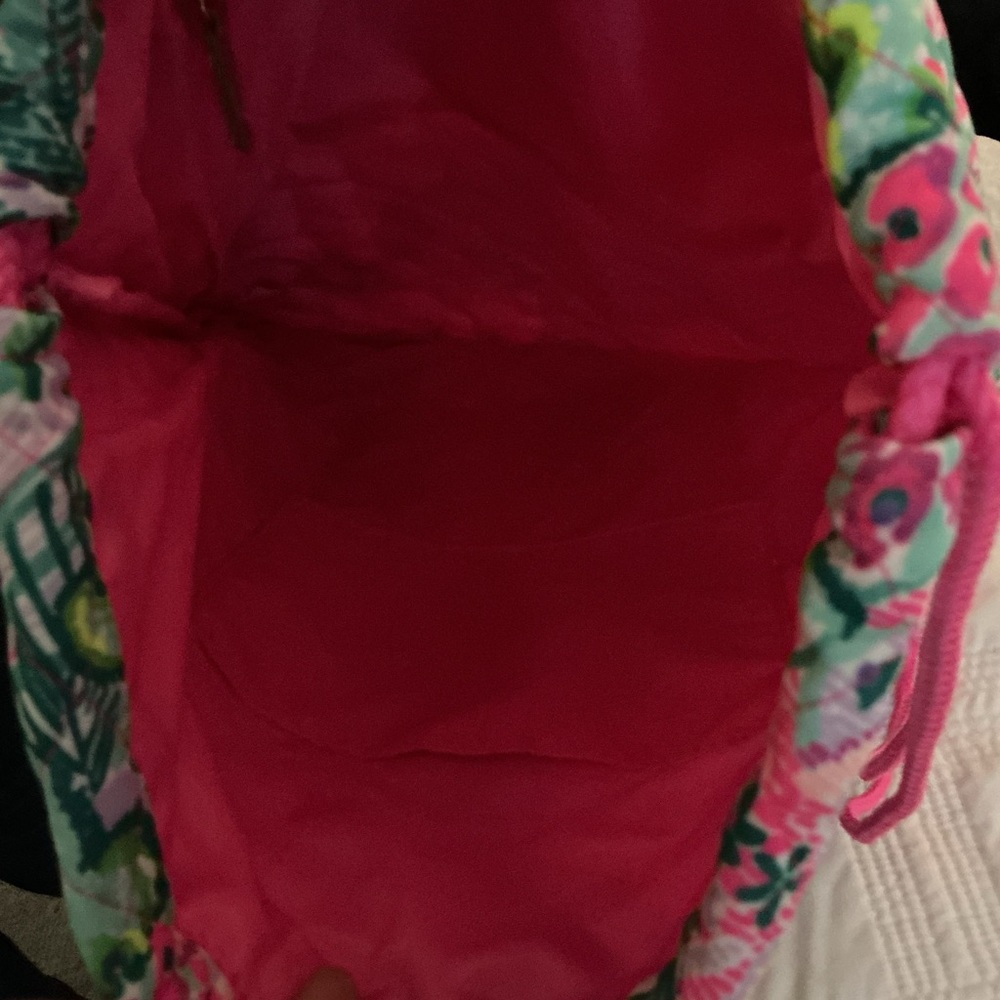 Lilly Pulitzer Pink and Green Patterned Bag - Picture 6 of 12